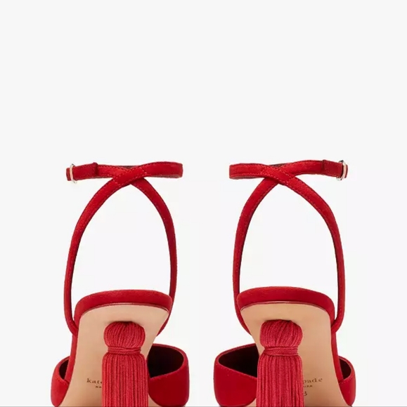 Kate Spade Voila Pumps Heels 9.5 M Deep Rubine / Red /Dust bag included - Picture 14 of 14